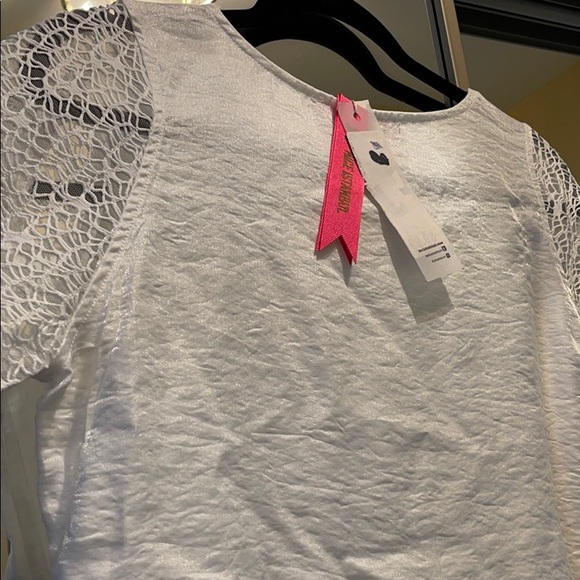 White satin and lace top - Picture 5 of 9